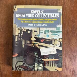 Kovel's Know Your Collectibles 1981 hard back book Business‎ planning Reference